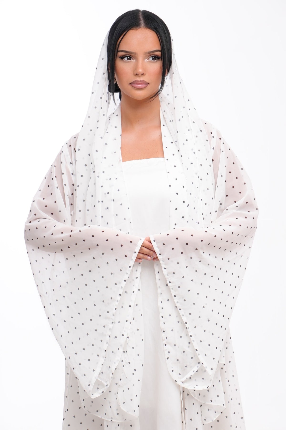 Kimono mousseline à pois