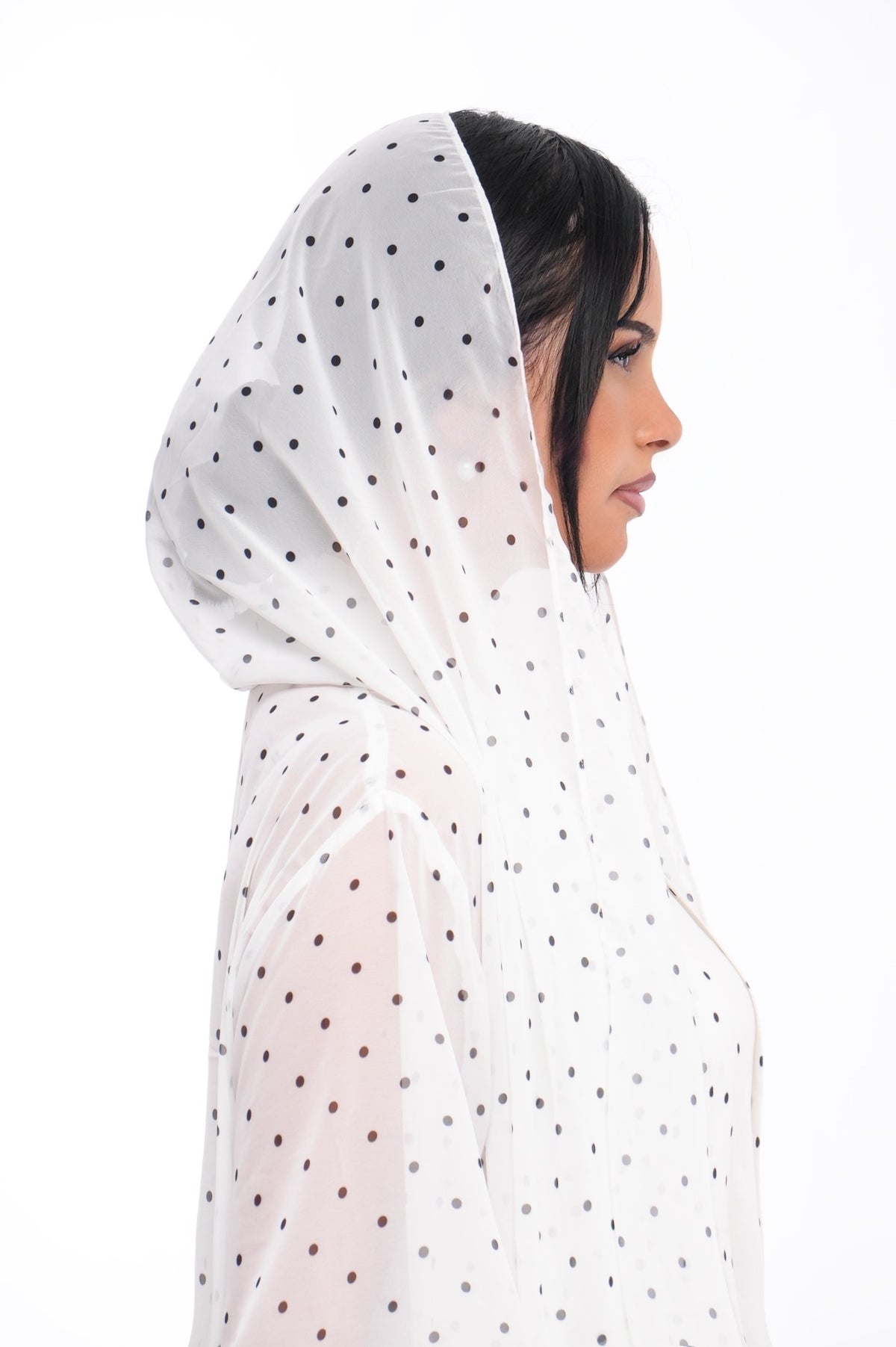 Kimono mousseline à pois