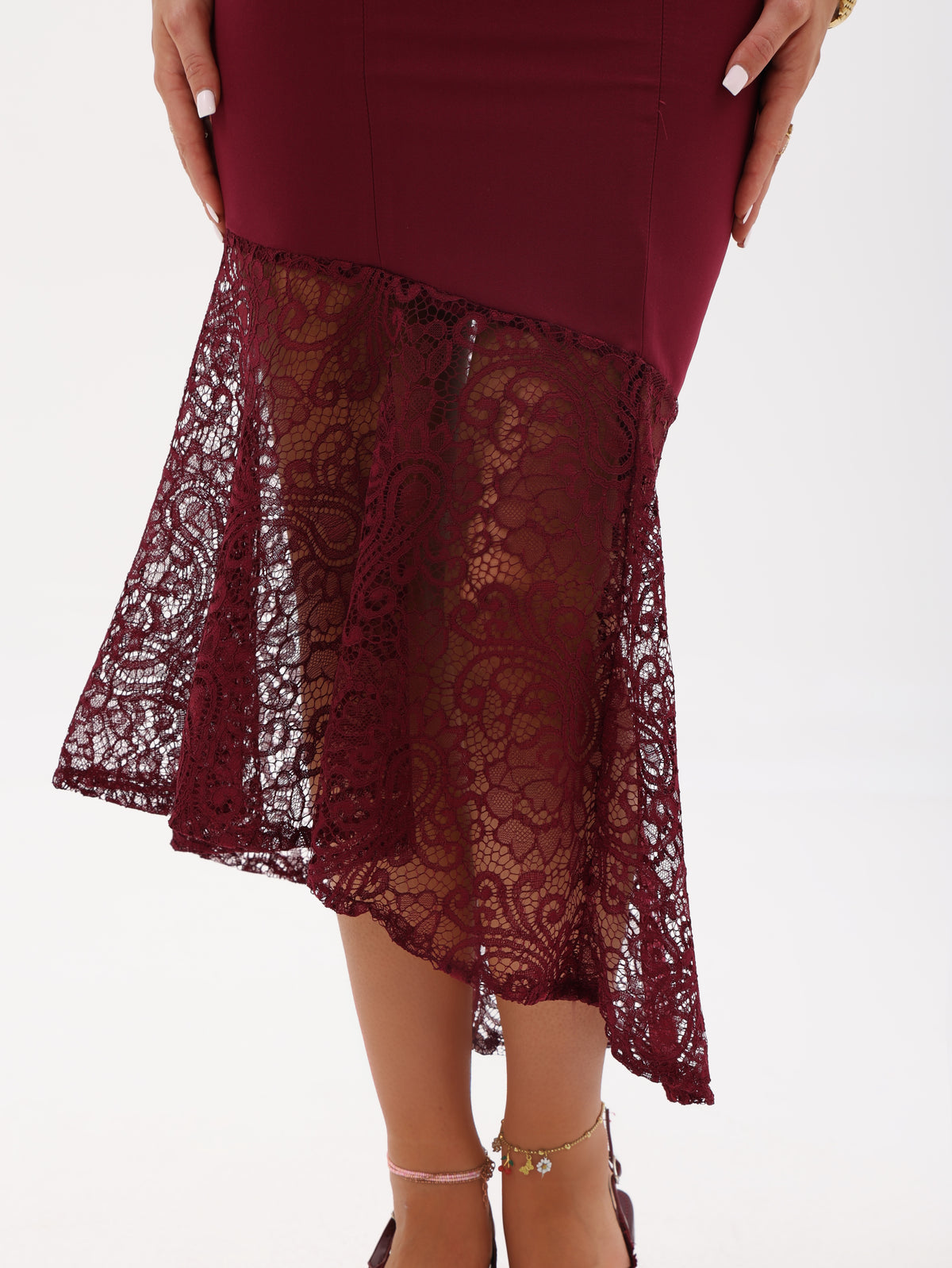Lace mermaid dress